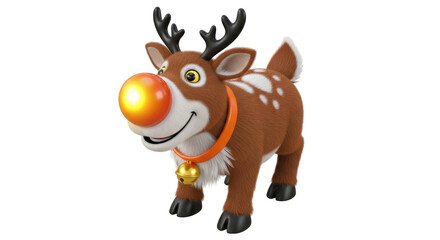 Isolated Cartoon Reindeer