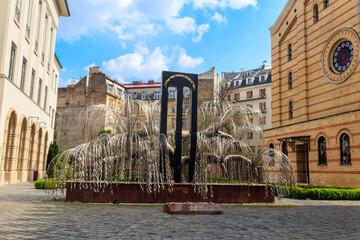 Tree of Life - a monument to the victims of Holocaust in the Dohany Street Synagogue also known as...