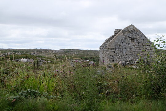 Maison dans la lande irlandaise - Connemara