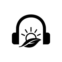 Sunrise headphones icon