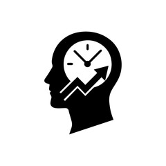Time-focused growth icon