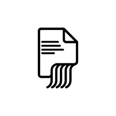 Vector icon of a document 4