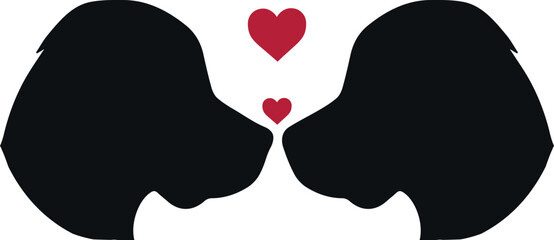 Dog Love Vectors