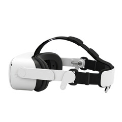 Virtual reality headset for immersive gaming experience isolated PNG with Transparent Background