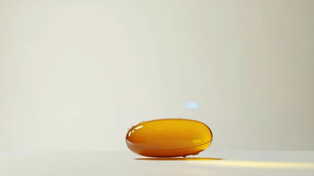 A close-up shot of a yellow object floating in mid-air, perfect for use in illustrations and designs where a sense of wonder or magic is needed
