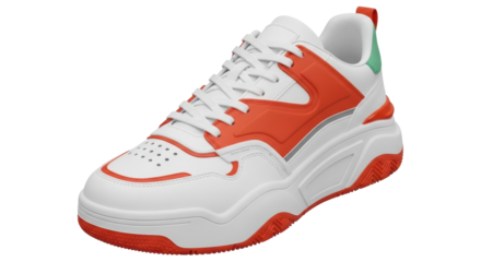 Isolated Fashionable Sneaker