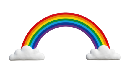 Isolated Rainbow Clipart