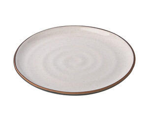 dark green ceramic plate on transparent png