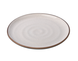 dark green ceramic plate on transparent png