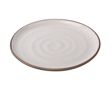 dark green ceramic plate on transparent png