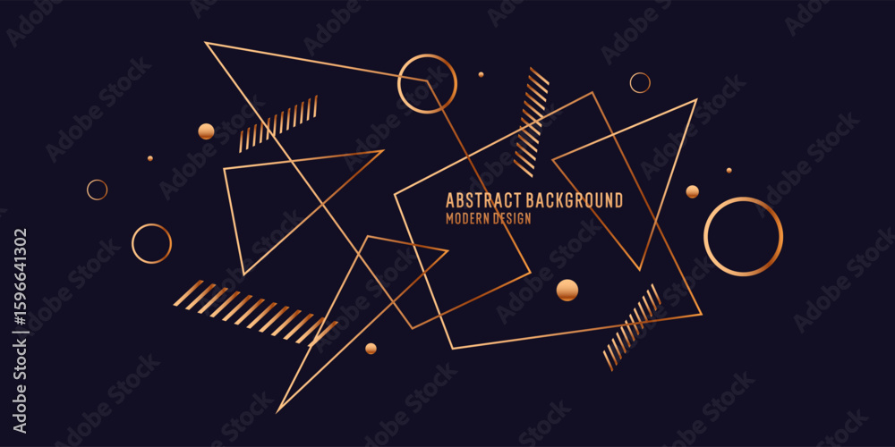 Poster abstract background with simple elements. an image with a composition of geometric elements and shap