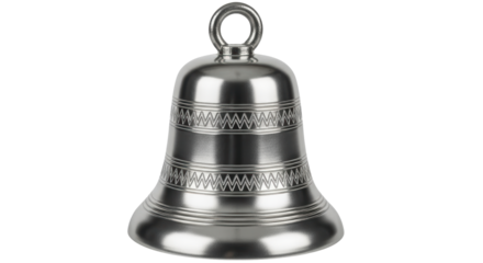 Isolated Silver Bell