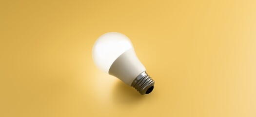 Creative Lightbulb Concepts on Colorful Backgrounds &ndash; Innovation, Energy, and Bright Ideas in a Modern Minimalist Style