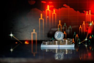 Investing in cryptocurrency, especially Bitcoin, as a vision for future digital currency assets —...