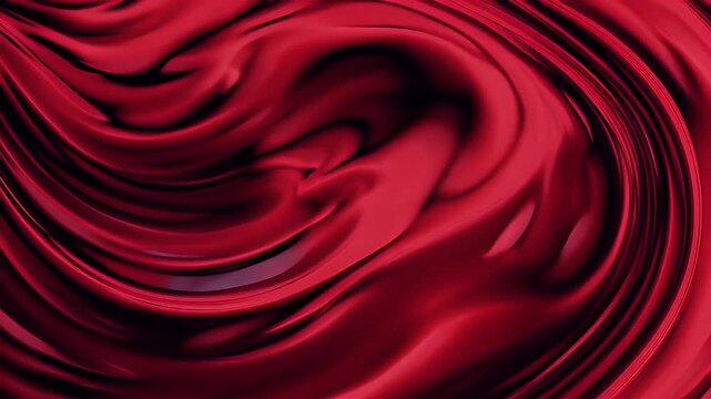 vibrant red abstract animation smooth flowing waves scattered glowing dots giving organic digital texture ideal futuristic backgrounds visual effects