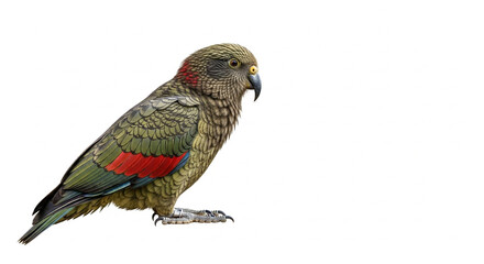 red headed vulture perched