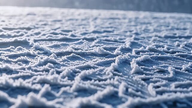 This 4K winter themed video presents icy textures cold blue tones ideal logo reveals intros overlays holiday videos providing seasonal dramatic visual effect that evokes chilly elegance frost