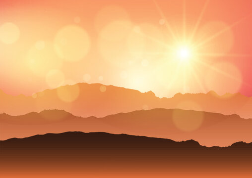 sunset landscape 1906