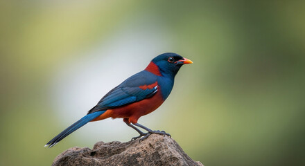 Obraz premium red billed kingfisher