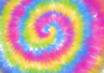 Rainbow coloured abstract tie dye background 2704