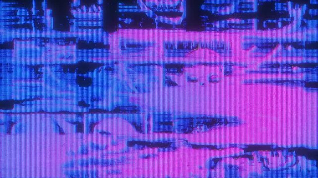 4K Glitch mosaic of skull portraits with CRT scanlines and pixel distortion overlay pack, screen mode, motion graphics, horror glitch transition toolkit