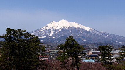 Mount Iwaki,  it is the highest mountain in Aomori Prefecture, Japan