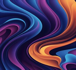 abstract background with waves