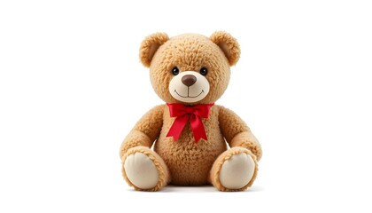 Obraz premium teddy bear with red collar