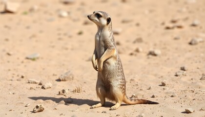 Fototapeta premium meerkat on the ground