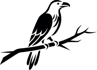 Obraz premium Design a front-facing eagle with fully spread wings in symmetry