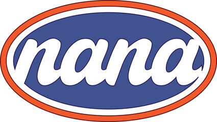 Nana Retro Vintage Design