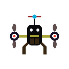 mini drones children toys vector art