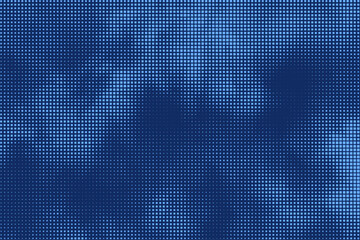 Abstract square halftone dark sky