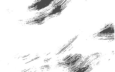 Vector grunge overlay layer, abstract black and white background, monochrome vintage surface with dirty pattern, ground Vector grunge cracked texture style with.