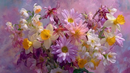 spring flowers in the garden
