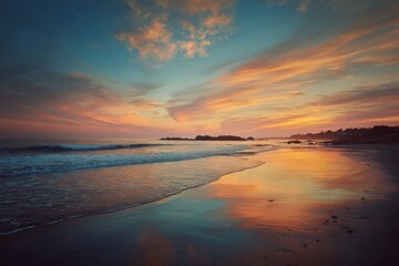 Obraz premium sunset over the sea