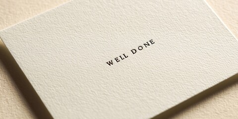 Luxury greeting card well done elegant design home office stationery minimalist aesthetic