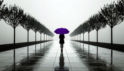 black background and there is tiny shadow of person far away