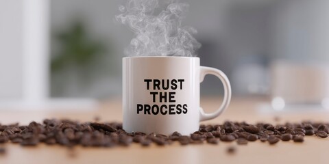 Motivational Coffee Mug Trust the Process