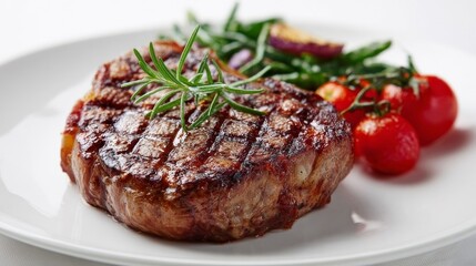 grilled beef steak