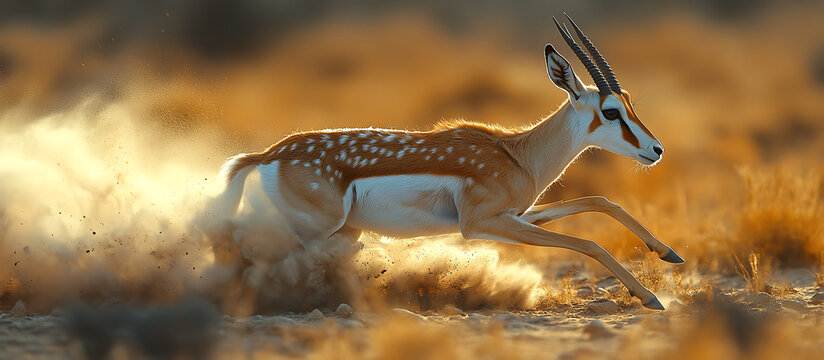 deer in the forest - Powered by Adobe