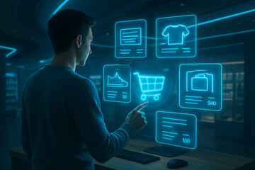 Holographic E-commerce Interface