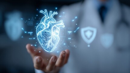 human hand holding digital clock