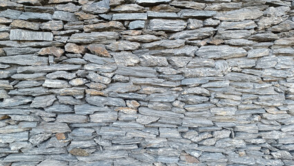 Rustic Dry Stone Wall Texture Background