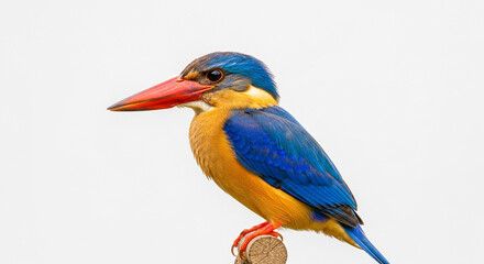 Fototapeta premium lilac breasted roller in the wild