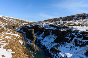 Studlagil canyon in Iceland