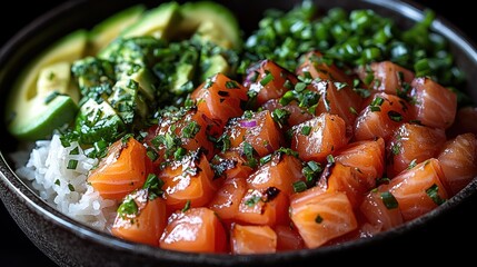 Delicious Salmon Poke Bowl Recipe: A Culinary Delight