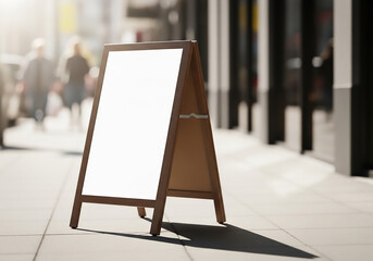 Showcase Customizable Sidewalk Sign for Business Promotion & Marketing Ad Campaign.