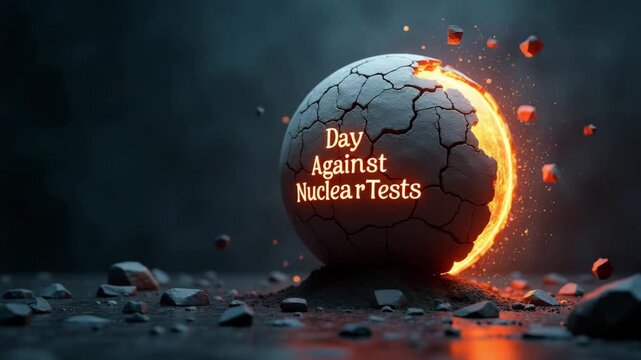 Day Against Nuclear Tests A Cracked Earth Awakens