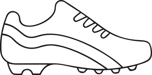 Classic sports shoe vector icon design, sports shoe editable line art vector, sports shoe isolated vector icon illustration